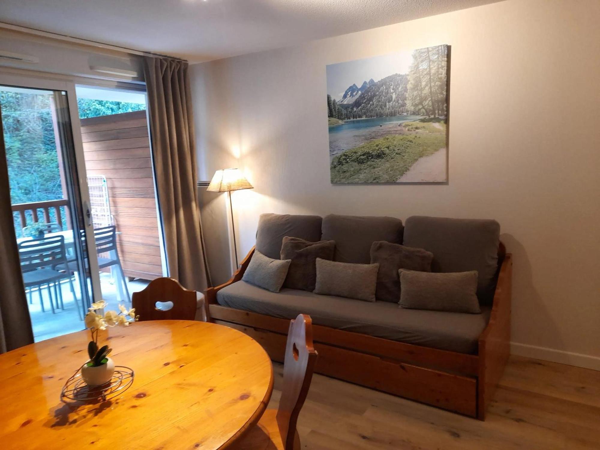 Appartement Avec Vue Sur La Montagne A Saint Lary Soulan 28 M² Piscine Exterior foto